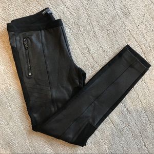 Armani Exchange moto leggings